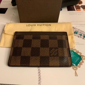 Louis Vuitton card holder Damier Ebene